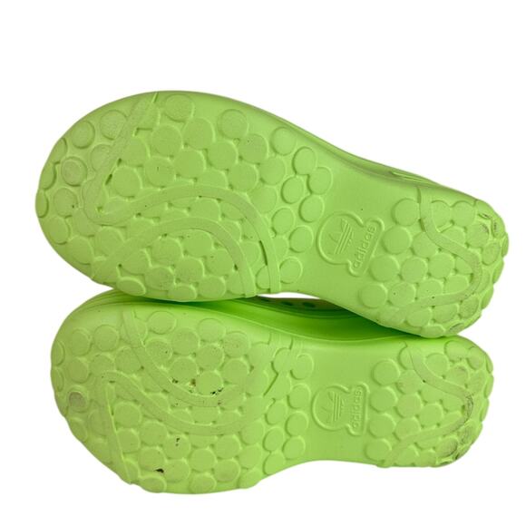 Adidas Adifom Stan Smith Mule Neon Green Foam Clogs Y2K Gorpcore - Picture 7 of 7